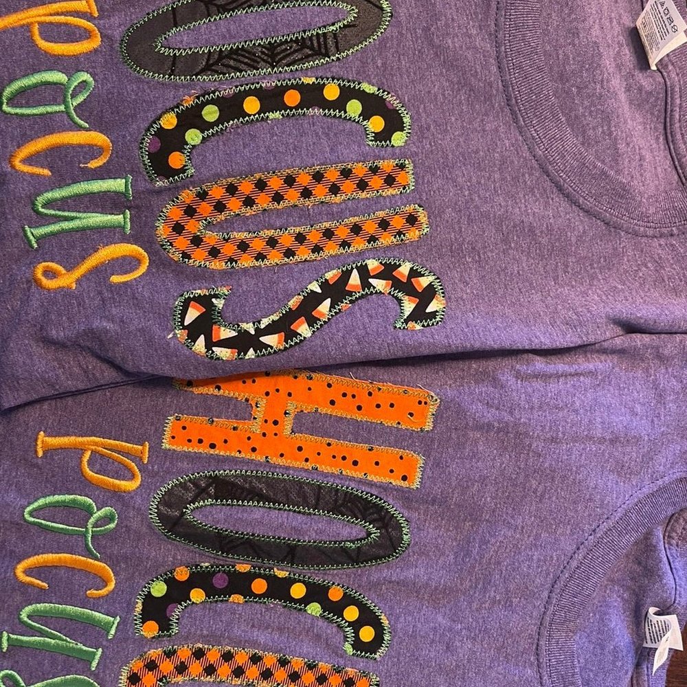 Hocus Pocus Embroidered Tee Shirt